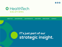 Tablet Screenshot of healthtechsolutions.com